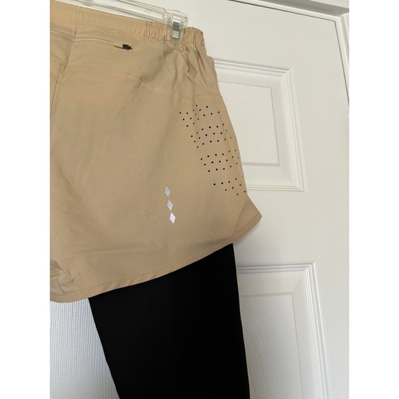 Raw Gear Compression Legging Shorts ~ Size S Sand by Bradley Martyn ✨NEW✨ RG206 - Picture 6 of 9
